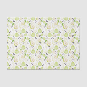 Mousseline Papier Tissu Pear Tissu Juicy