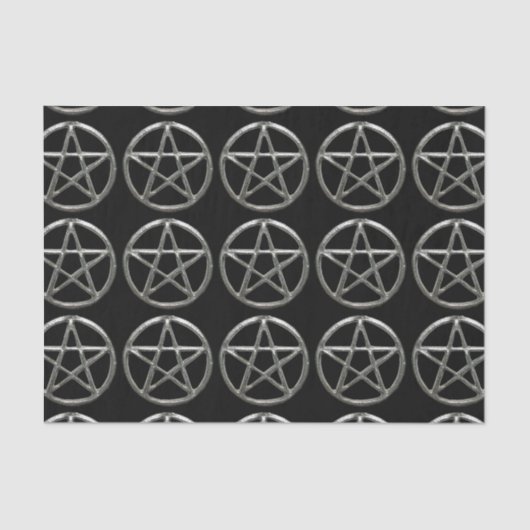 Mousseline Papier Tissu Pentacle (Recto)