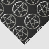 Mousseline Papier Tissu Pentacle (Détail)