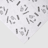 Mousseline Papier Tissu personnalisé (Détail)