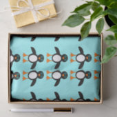 Mousseline Papier Tissu Pingouin Cute (Cadeau)