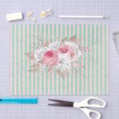 Mousseline Papier Tissu Pink Bouquet (Artisanat)