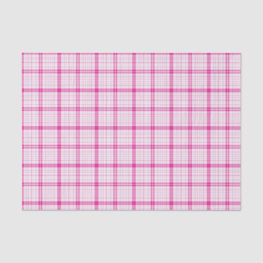 Mousseline Papier Tissu Pink Plat (Recto)