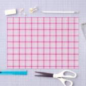 Mousseline Papier Tissu Pink Plat (Artisanat)