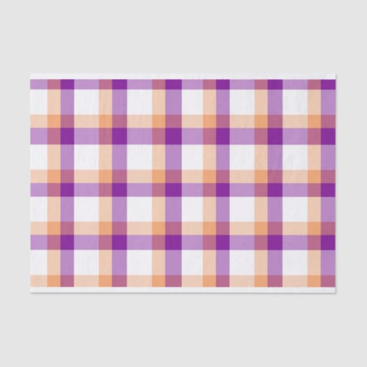 Mousseline Papier Tissu - Plaid (Recto)