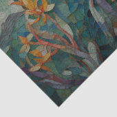 Mousseline Papier Tissu Protea Decoupage (Détail)