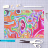 Mousseline Papier Tissu PSYCHÉDELICS (Artisanat)