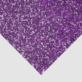 Mousseline Papier Tissu Purple Glittery (Détail)