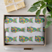 Mousseline Papier Tissu Rainbow (Cadeau)