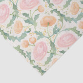 Mousseline Papier Tissu Ranunculus Radieux (Détail)