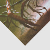 Mousseline Papier Tissu Red Monster Halloween (Détail)