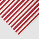 Mousseline Papier Tissu Red Stripe Holiday (Détail)