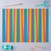 Mousseline Papier Tissu Retro Rainbows (Artisanat)