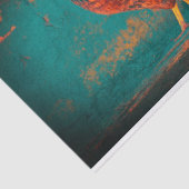 Mousseline Papier Tissu Rooster (Détail)