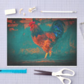 Mousseline Papier Tissu Rooster (Artisanat)