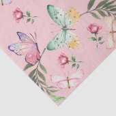 Mousseline Papier Tissu rose (Détail)