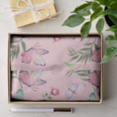 Mousseline Papier Tissu rose (Cadeau)