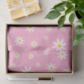 Mousseline Papier Tissu Rose Daisy (Cadeau)