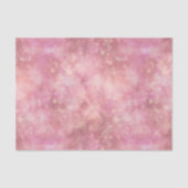 Mousseline Papier Tissu rose Shimmer Galaxy (Recto)