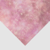 Mousseline Papier Tissu rose Shimmer Galaxy (Détail)