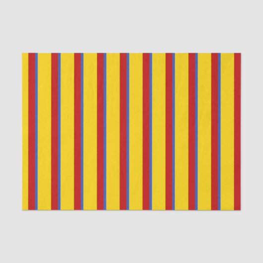 Mousseline Papier Tissu rouge fusées (Recto)