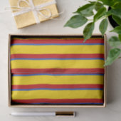 Mousseline Papier Tissu rouge fusées (Cadeau)