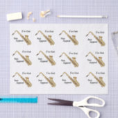 Mousseline Papier Tissu Saxophone (Artisanat)