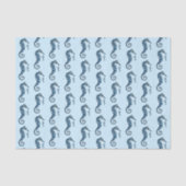 Mousseline Papier Tissu Seahorse (Recto)