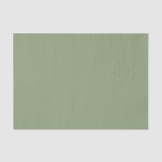 Mousseline Papier Tissu simple vert foncé (Recto)