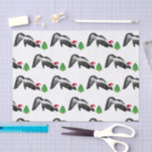 Mousseline Papier Tissu Skunk de Noël (Artisanat)