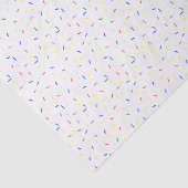 Mousseline Papier Tissu Sprinkings couleur primaire (Détail)