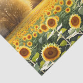 Mousseline Papier Tissu Sunflower - Découpage & Papier (Détail)