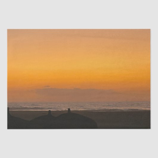 Mousseline Papier Tissu Sunset (Recto)