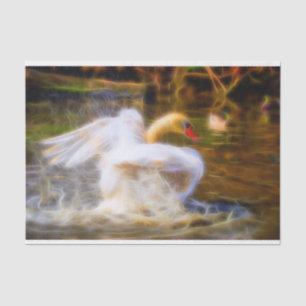 Mousseline Papier Tissu Swan