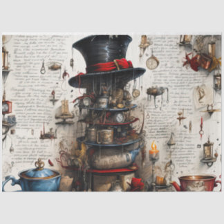Mousseline Papier Tissu Tea Time