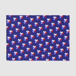 Mousseline Papier Tissu Texas Clover