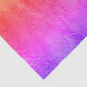 Mousseline Papier Tissu Texté Rose Sunrise (Détail)