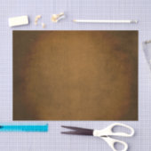 Mousseline Papier Tissu Textile Profond Orange (Artisanat)