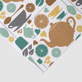 Mousseline Papier Tissu Thé (Détail)