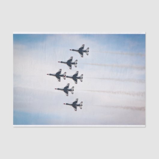 Mousseline Papier Tissu Thunderbirds (Recto)