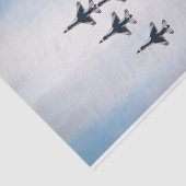 Mousseline Papier Tissu Thunderbirds (Détail)