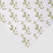 Mousseline Papier Tissu THYME FRAIS (Détail)