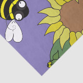 Mousseline Papier Tissu Tissu Fleur de Soleil (Détail)