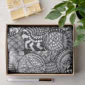 Mousseline Papier Tissu Tissus Tangled Designs (Cadeau)