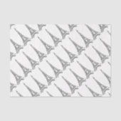 Mousseline Papier Tissu Tour Eiffel (Recto)