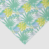 Mousseline Papier Tissu Tropical Design (Détail)