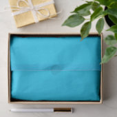 Mousseline Papier Tissu turquoise (Cadeau)