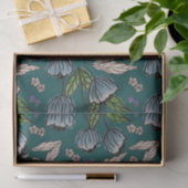 Mousseline Papier Tissu - Turquoise profond (Cadeau)