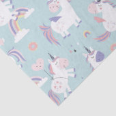 Mousseline Papier Tissu Unicorne (Détail)