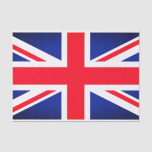 Mousseline Papier Tissu Union Jack